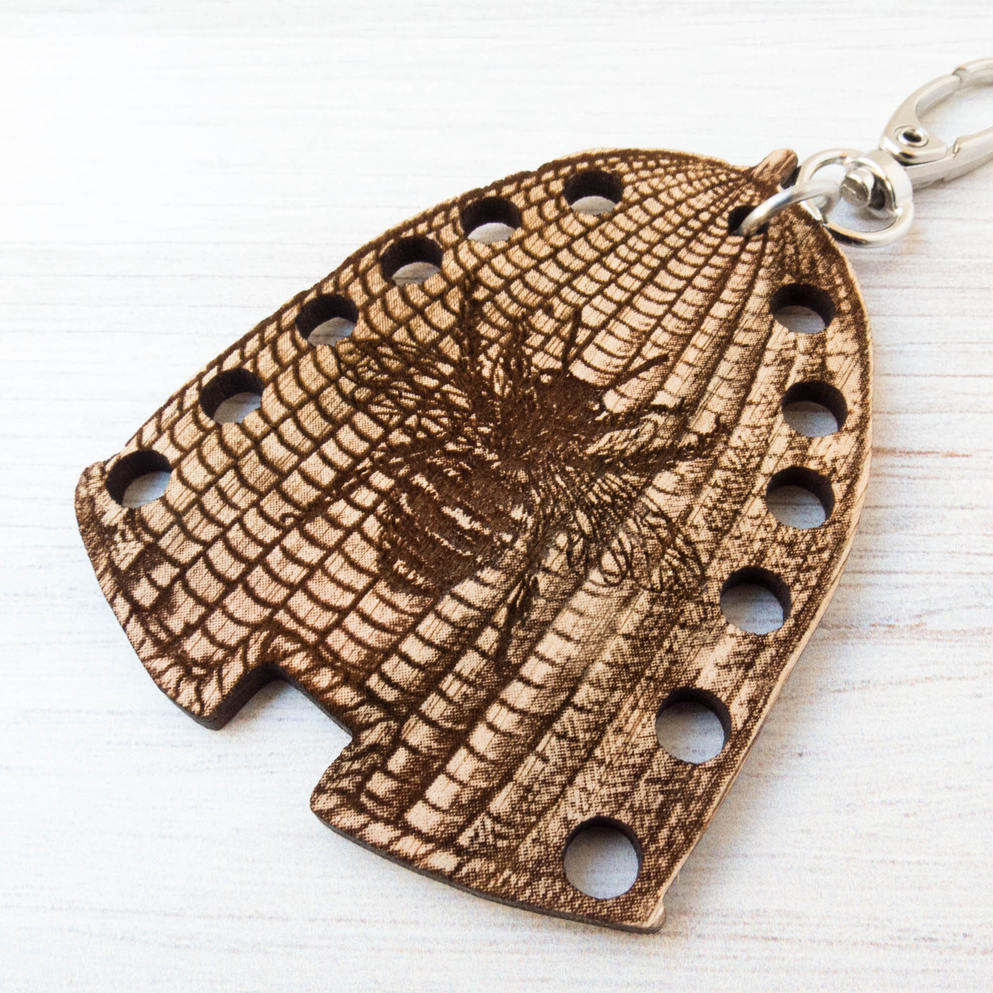 Mini Floss Organizer Embroidery Thread Keeper Keychain Etsy