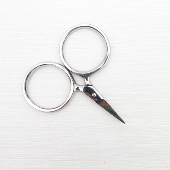 Stainless Steel Scissors Crossstitch Small Scissors Metal Scissors Sewing  Shears For Sewing (Silver)