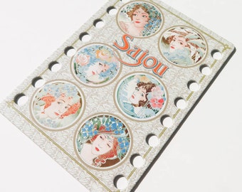 Thread Organizer | Embroidery Floss Organizer from Maison Sajou - Art Nouveau Ladies