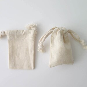 Tiny Cotton Muslin Bags Pouches 2 in X 3.5 In Gift Bags - Etsy