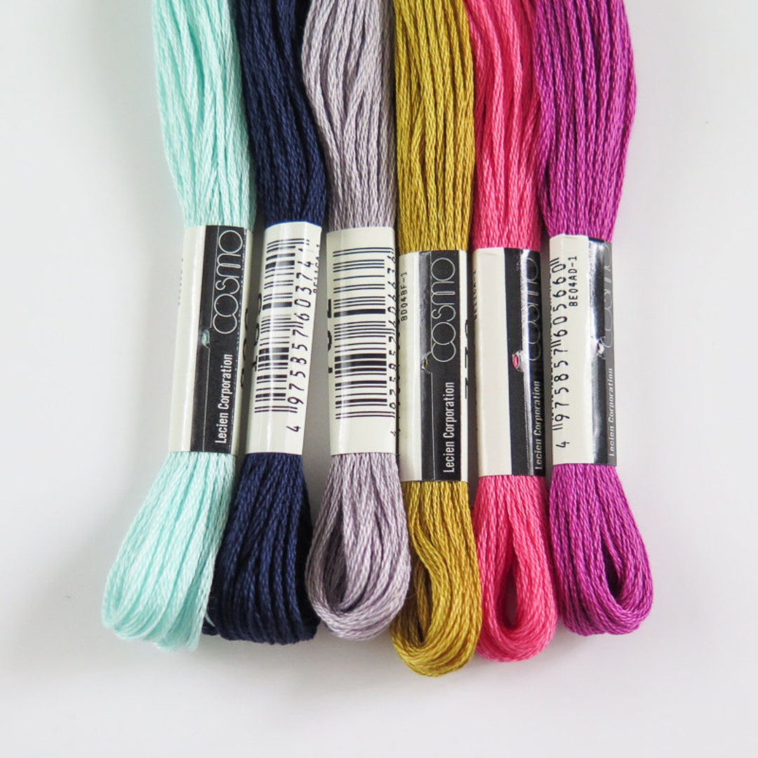 Purple Violet Cosmo Seasons Variegated Embroidery Floss