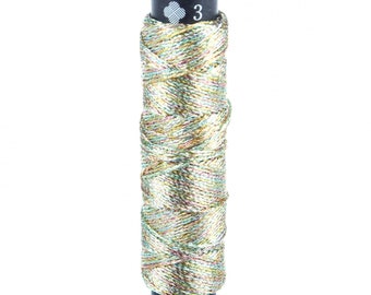 Metallic Embroidery Thread | Lecein COSMO Nishikiito Embroidery Floss - GOLD PRISMATIC (03)