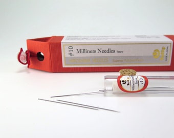 Straw Needles Milliners Needles - Tulip Hiroshima #10 Milliners Needles - Quilting Needles, Embroidery Needles
