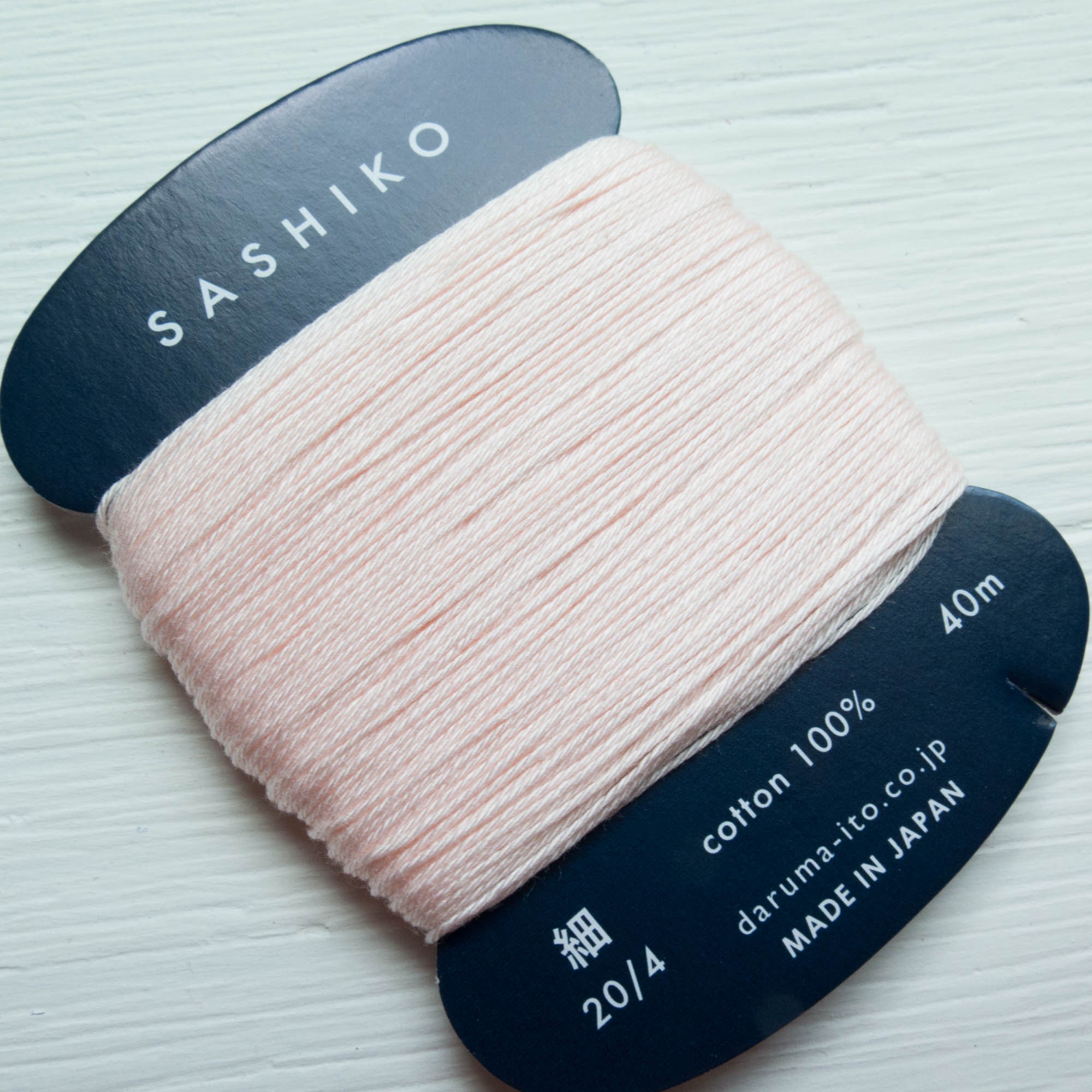 Thin Sashiko Thread Daruma Carded Thin Sashiko Thread Single