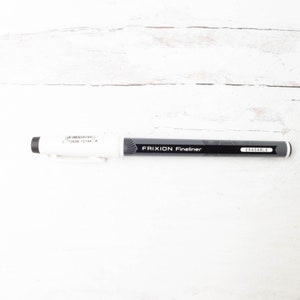 Erasable FriXion FineLiner Marker Pen One 1 Pilot Frixion Heat Erase FineLiner Marker in BLACK image 2