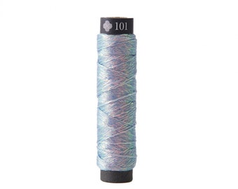 Metallic Embroidery Thread | Lecein COSMO Nishikiito Embroidery Floss - Opali Shabon-Dama - GLASS (101)