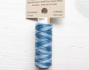 Embroidery Floss | Weeks Dye Works Hand Over-Dyed 2-Strand Embroidery Thread - SKY (2111)