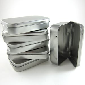 12 oz Rectangle Silver Aluminum Take Out Container - with Polka