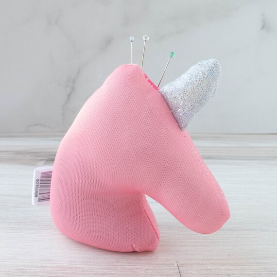 Unicorn Pincushion Cute Pin Cushion Doll Fabric Pin Holder for