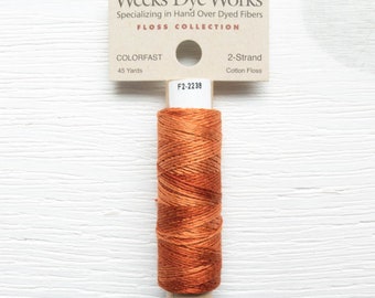 Embroidery Floss | Weeks Dye Works Hand Over-Dyed 2-Strand Embroidery Thread - SWEET POTATO