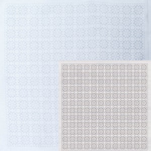 Sashiko Kit | Olympus Sashiko Embroidery Pattern, Traditional Japanese Design - Hitomesashi Kiku (No 1034)