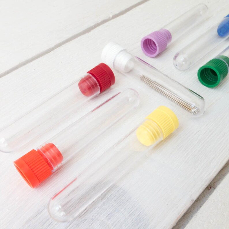 Needle Case Short Plastic Needle Tubes for Organizing Etsy UK