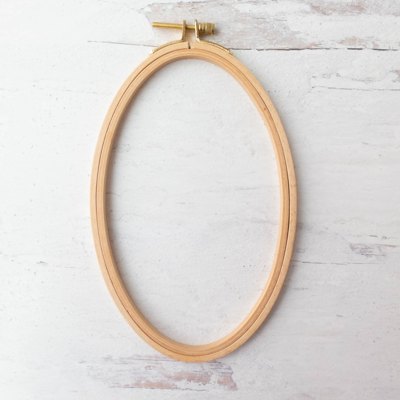 Oval Wooden Embroidery Hoop FA Edmunds Polished Beech Etsy