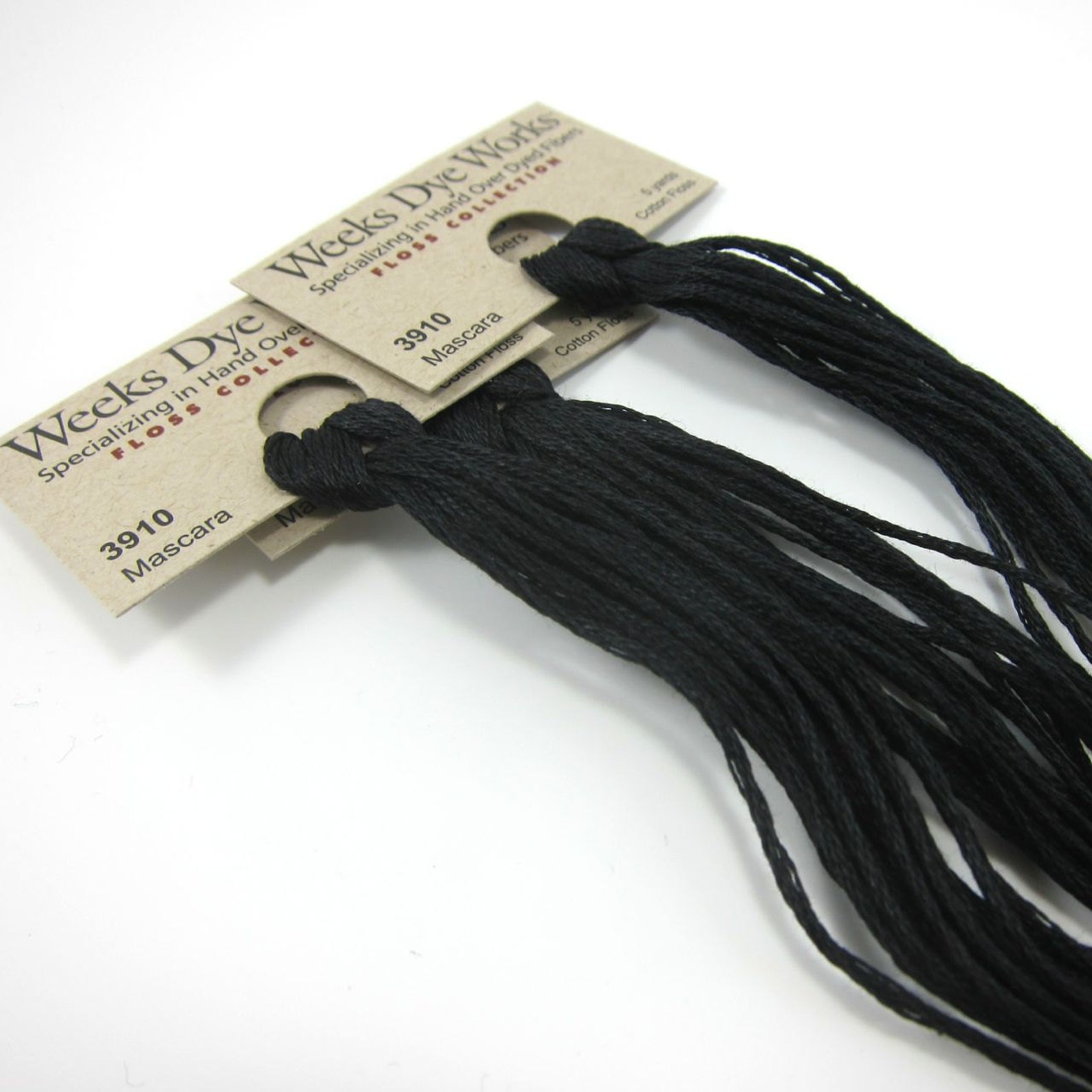 Black Weeks Dye Works Embroidery Floss Hand OverDyed Etsy
