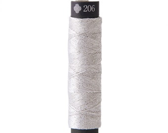 Metallic Embroidery Thread | Lecein COSMO Nishikiito Embroidery Floss - Champagni - SNOWY FIELD (206)