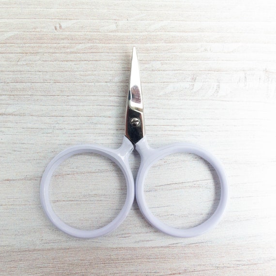 Cute Embroidery Scissors Small White Handle Scissors, Modern Embroidery  Scissors, Snips, Thread Snips WHITE PUTFORDS 
