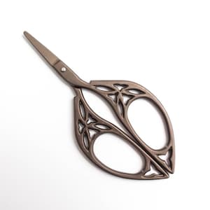 Embroidery Scissors | Bronze Butterfly Scissors for Embroidery, Cross Stitch, Quilting, Sewing, Knitting, Needlework