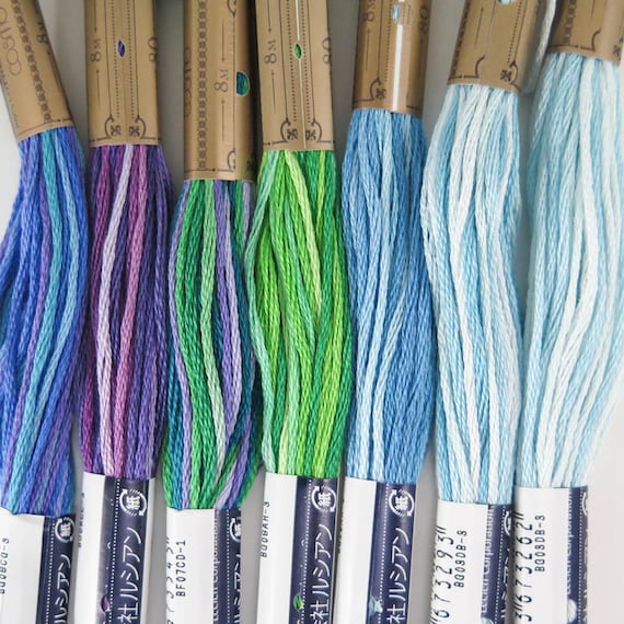 Variegated Embroidery Floss Set Lecien COSMO Seasons Embroidery