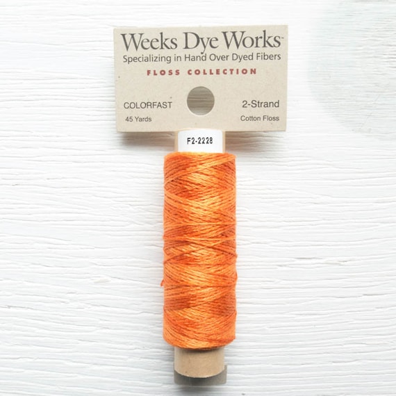 Embroidery Floss | Weeks Dye Works Hand Over-dyed 2-strand