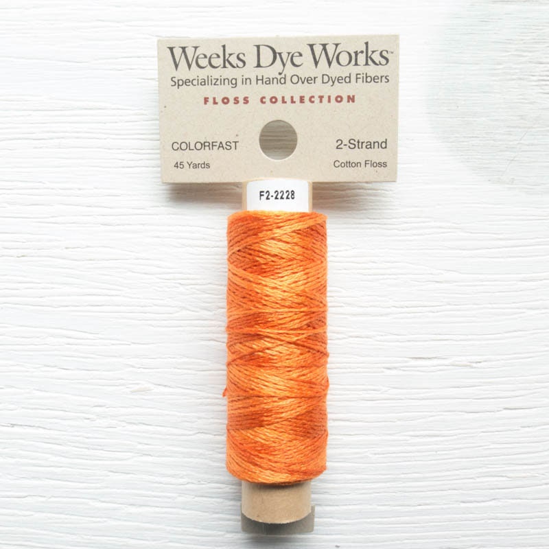 Embroidery Floss Weeks Dye Works Hand Over-dyed 2-strand - Etsy