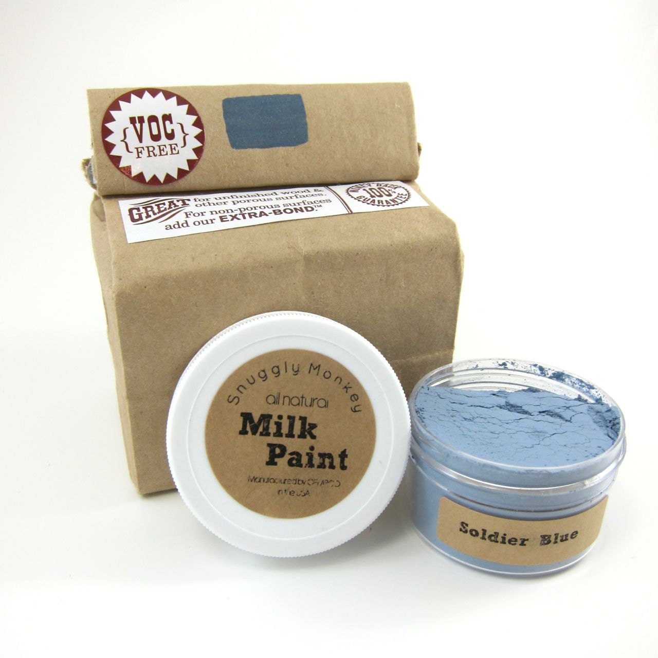 Blue Milk Paint Nontoxic All Natural Paint Perfect for Etsy