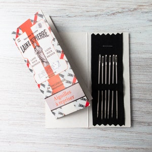 Darning Needles | Maison Sajou French Darning Needles with Large Eye for Easy Threading - LAINE ST PIERRE