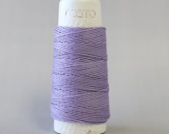 COSMO Hidamari Sashiko Thread | Cotton Sashiko Embroidery Thread - LAVENDER (#19)