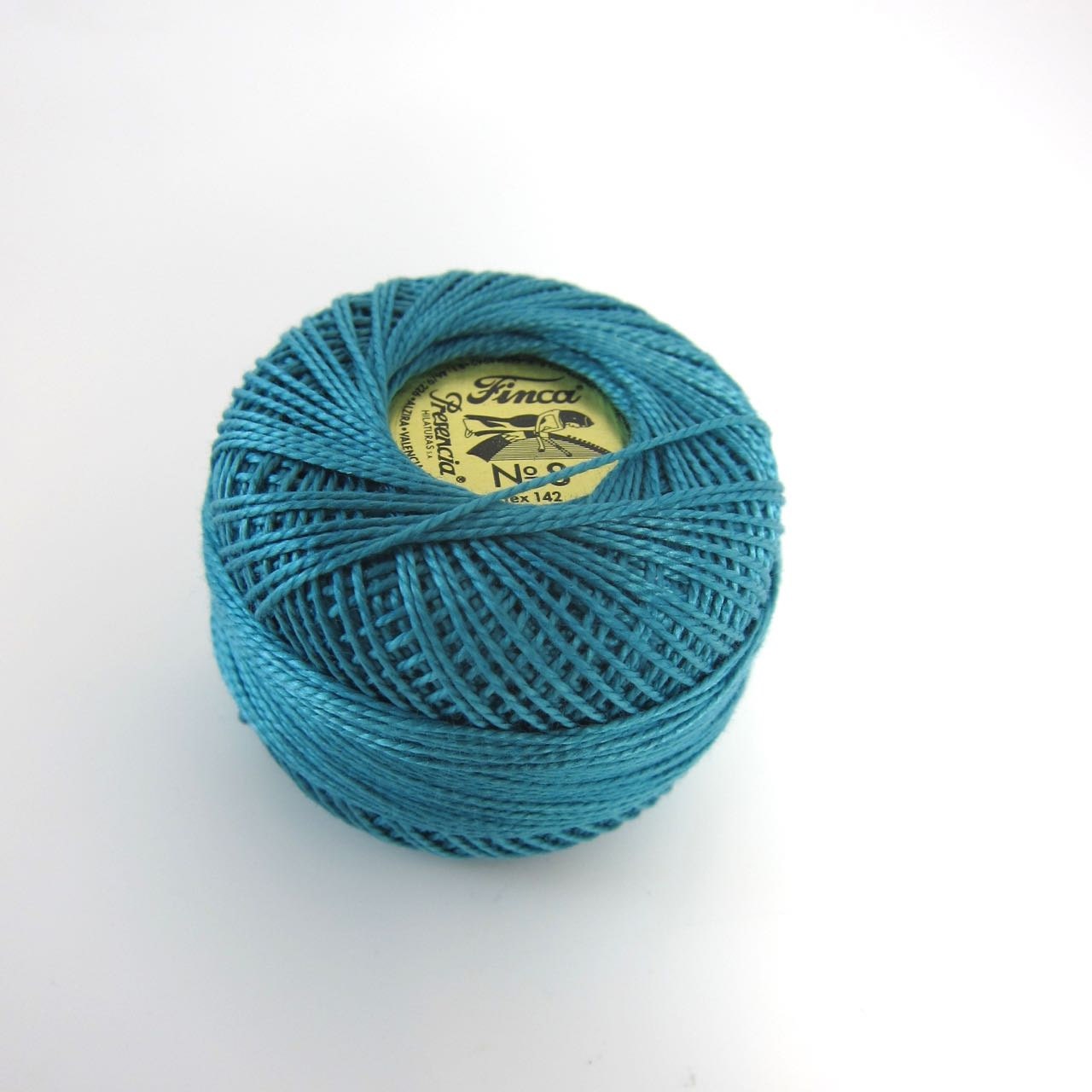 Teal Green Finca Perle Cotton Thread
