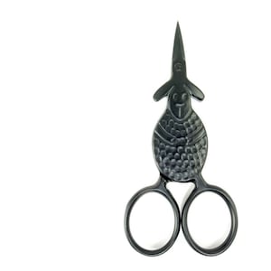 Sheep Embroidery Scissors | Sewing Scissors, Thread Snips, Cute Scissor for Embroidery, Cross Stitch, Quilting - BLACK SHEEP