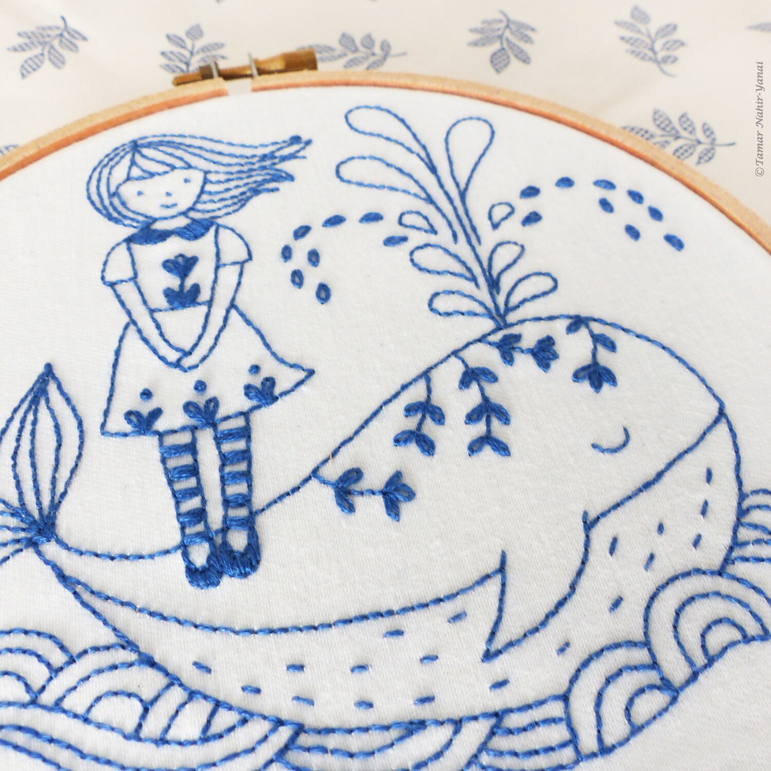 Modern Hand Embroidery Kit | 6 Inch (15 Cm) Hoop Art Embroidery Pattern ...