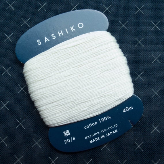 Daruma Sashiko thread  Regular Size Skein - The Sashiko Store