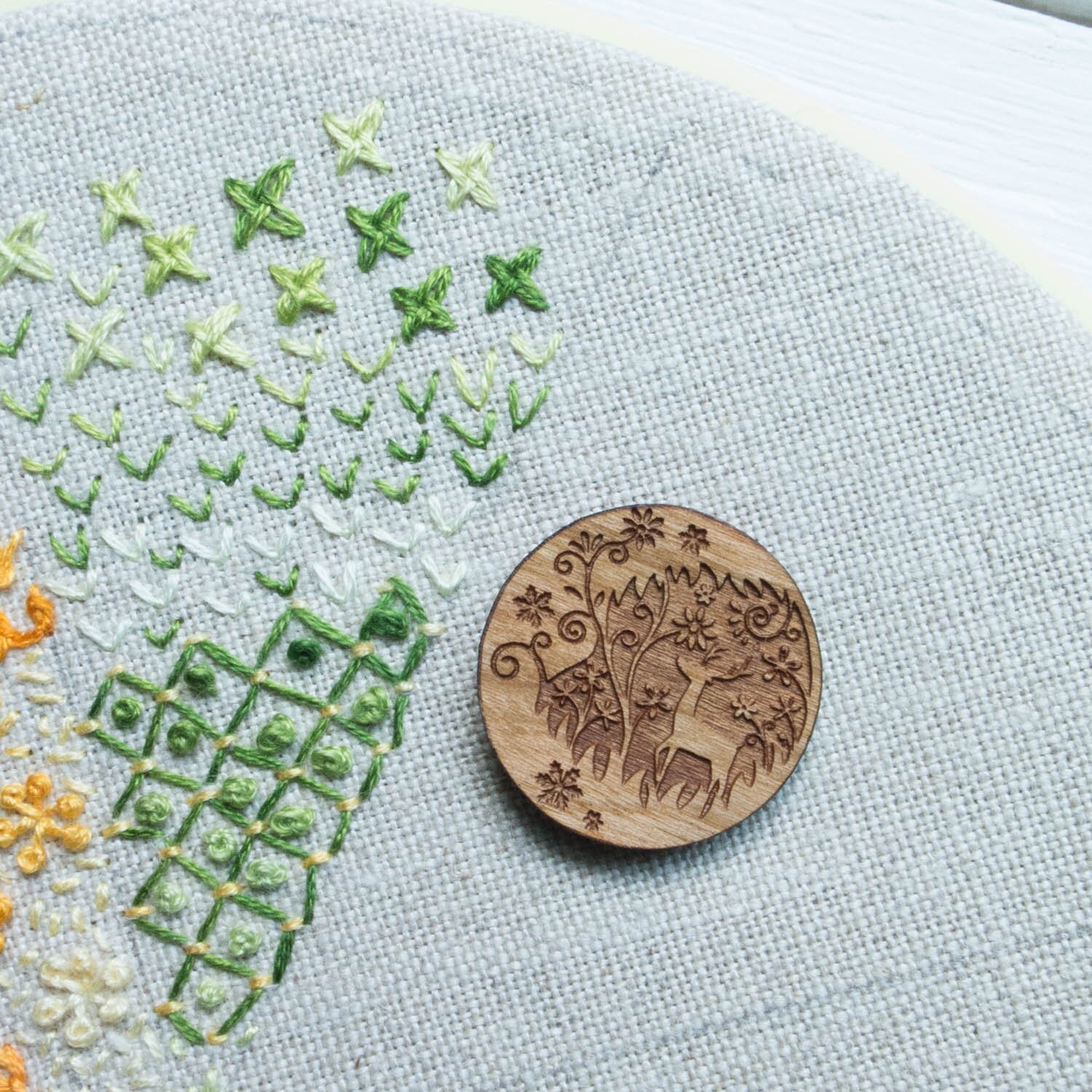 Needle Minder | Needle Keeper Wooden Needle Minder for Cross Stitch, …