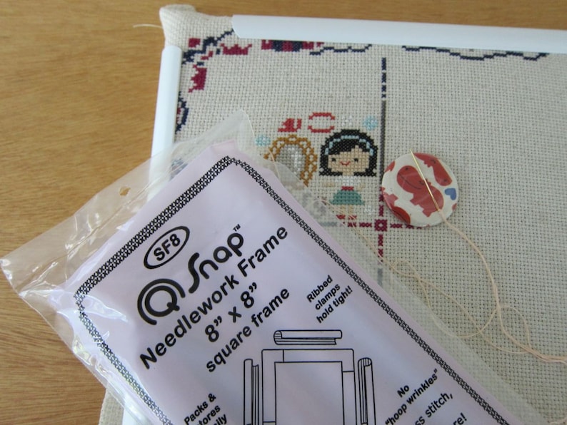 8x8 QSnap Needlework Frame for Embroidery Cross Etsy