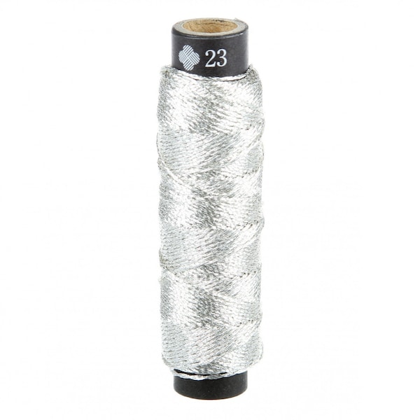 Metallic Embroidery Thread | Lecein COSMO Nishikiito Embroidery Floss - HAKUGIN (23)