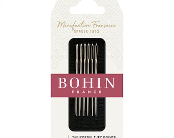 Chenille Needles | BOHIN Chenille Needles -  Large Eye Sharp Point Needles - SIZE 24
