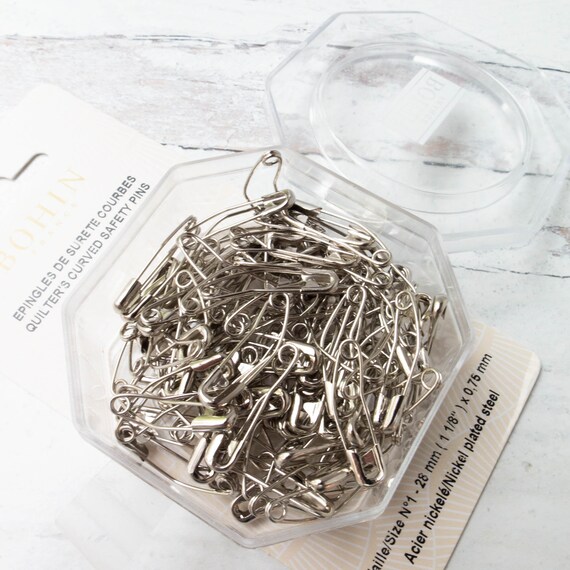 Bohin - Safety Pins #3, 1 9/16 Bohin - Safety Pins #3, 1 9/16
