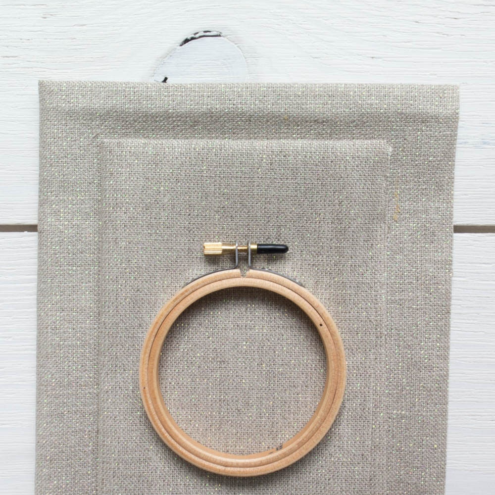 Metallic Cross Stitch Fabric 28 count Linen Cashel Linen for Etsy