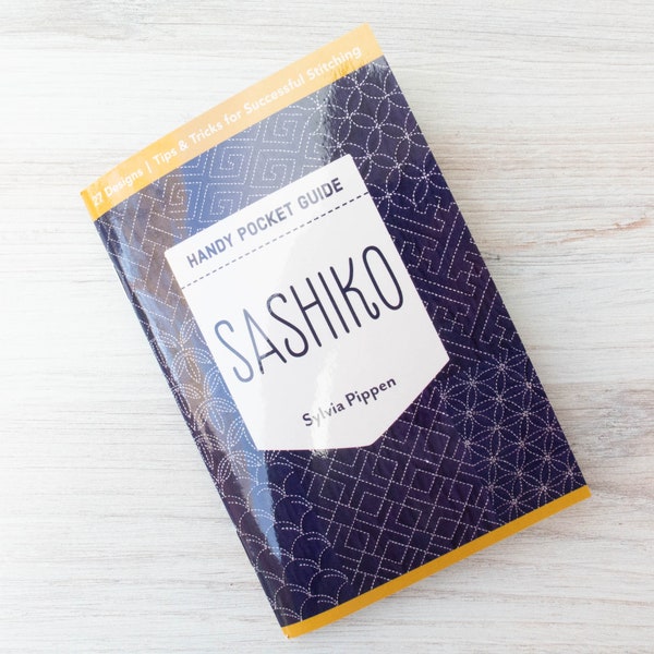 Sashiko Instruction Booklet | Sashiko Handy Pocket Guide on How To Do Sashiko Stitching Embroidery Guide - SASHIKO POCKET GUIDE