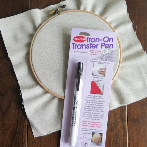 Black Sulky Ironon Transfer Pen for Image Transfer Onto Etsy