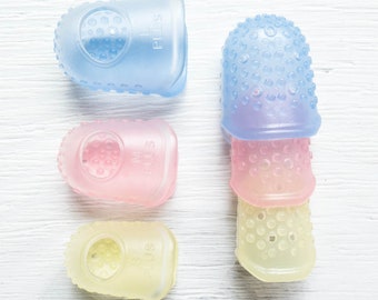 Needle Grip | Silicone Rubber Thimbles or Needle Pullers from Little House of Japan (Small, Medium or Large)