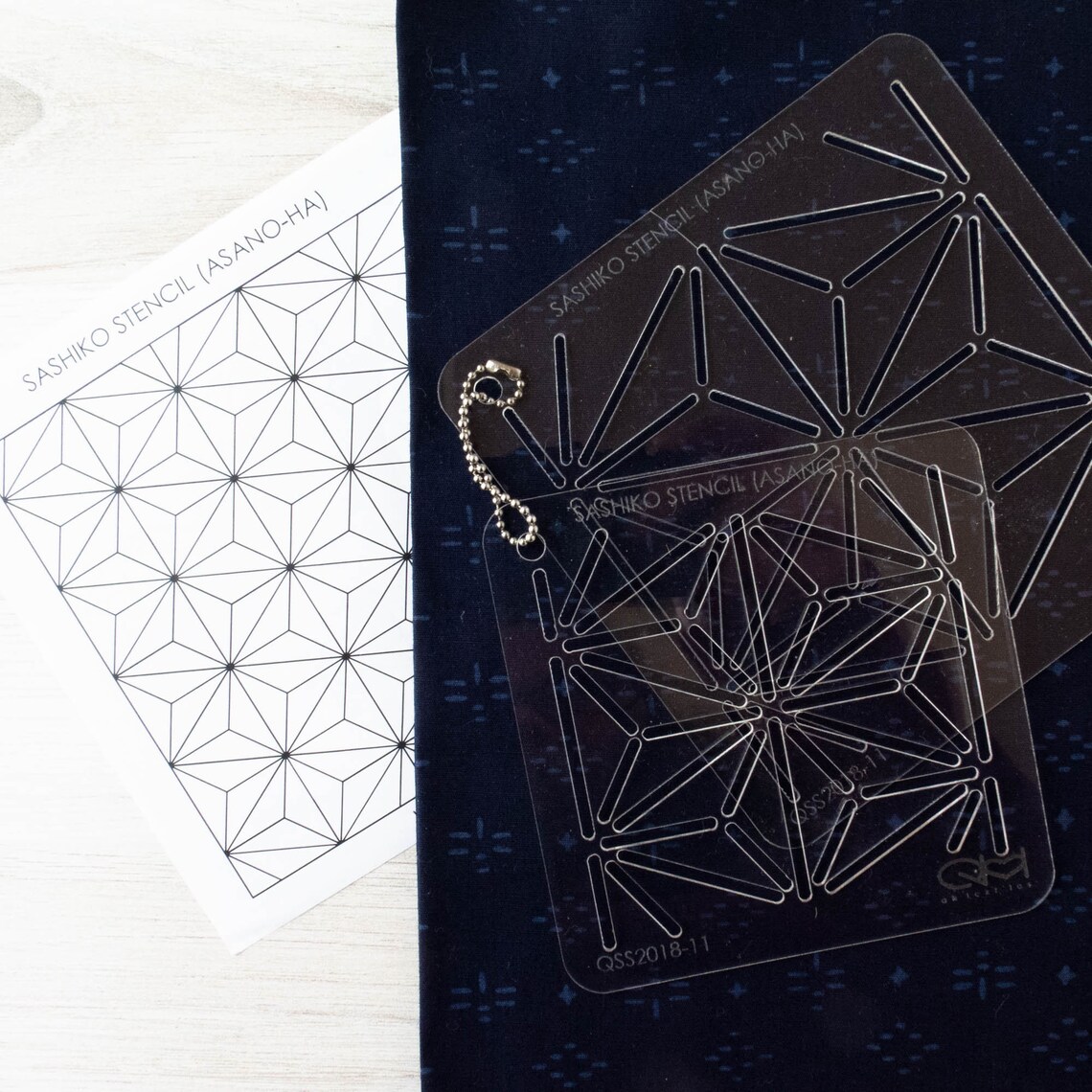 Sashiko Stencil | Traditional Japanese Sashiko Pattern Plastic Stencils ...