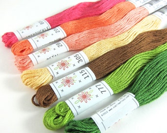Hand Embroidery Floss Set | Sublime Stitching Embroidery Thread Collection 7 Skeins - FLOWERBOX