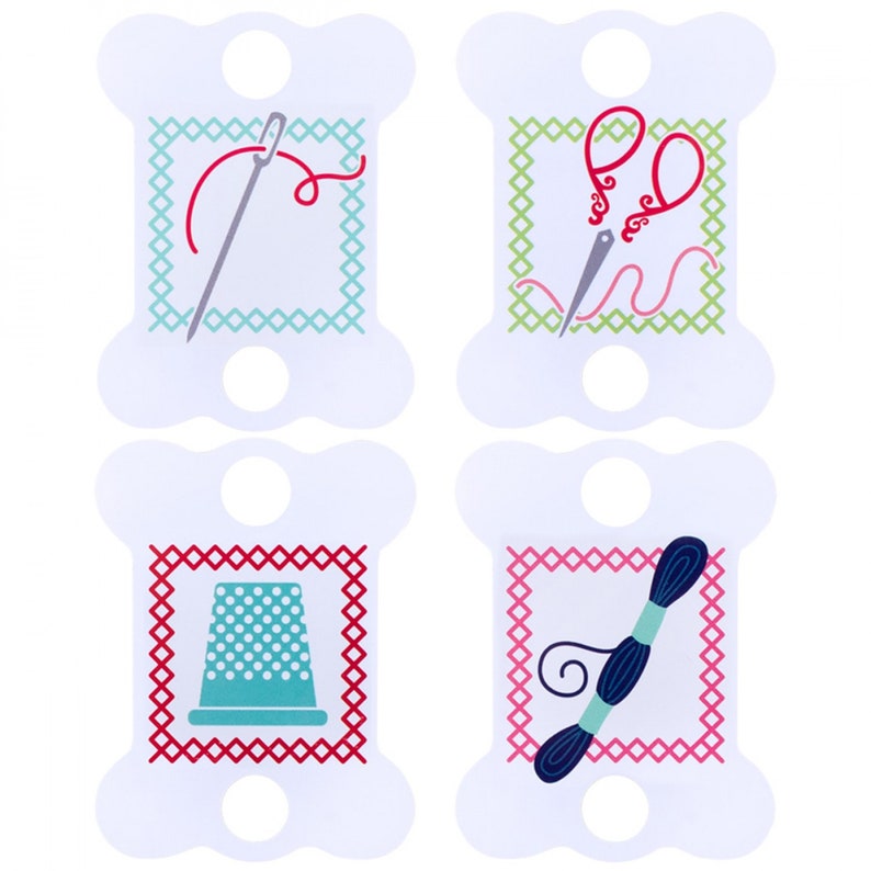 Floss Bobbins Thread Bobbin Plastic Embroidery Floss Etsy