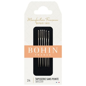 Cross Stitch Needles | Bohin Tapestry Needles Size 24