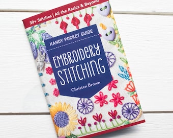 Embroidery Stitches Handy Pocket Guide | Introduction to Hand Embroidery Stitches Booklet by Christen Brown