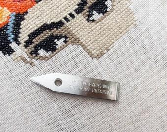 Needlework Tweezers | Ultra Sharp Precision Tweezers for Hand Embroidery, Cross Stitch, Needle work - SLIVER GRIPPERS