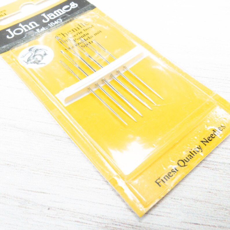 Chenille Needles John James Chenille Assorted Sizes Needle Etsy