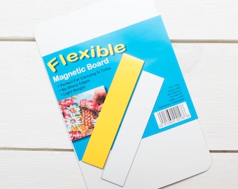 Magnetic Pattern Holder | Flexible Lightweight Magnetic Board with Magnetic Strips to Mark Your Place on Stitching Chart