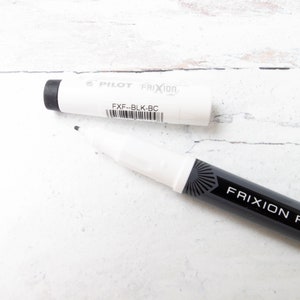 Erasable FriXion FineLiner Marker Pen One 1 Pilot Frixion Heat Erase FineLiner Marker in BLACK image 1