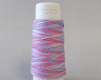 COSMO Hidamari Sashiko Thread | Cotton Sashiko Embroidery Thread - COTTON CANDY (#302)